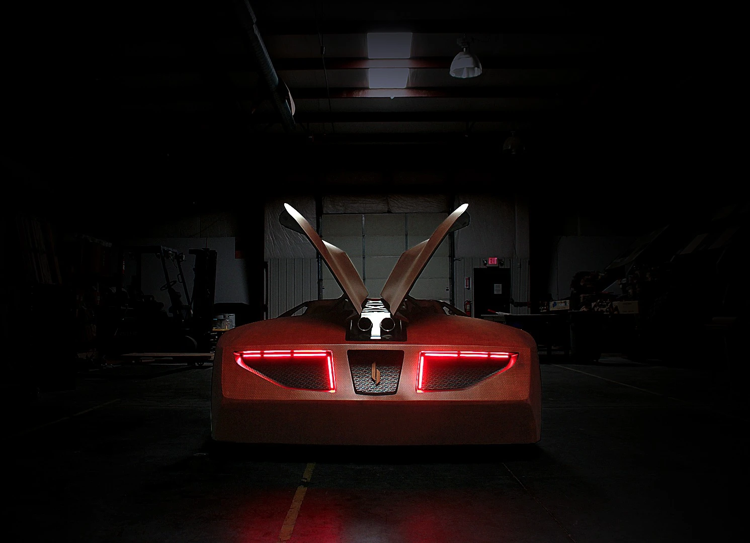 A rear view of the Splinter