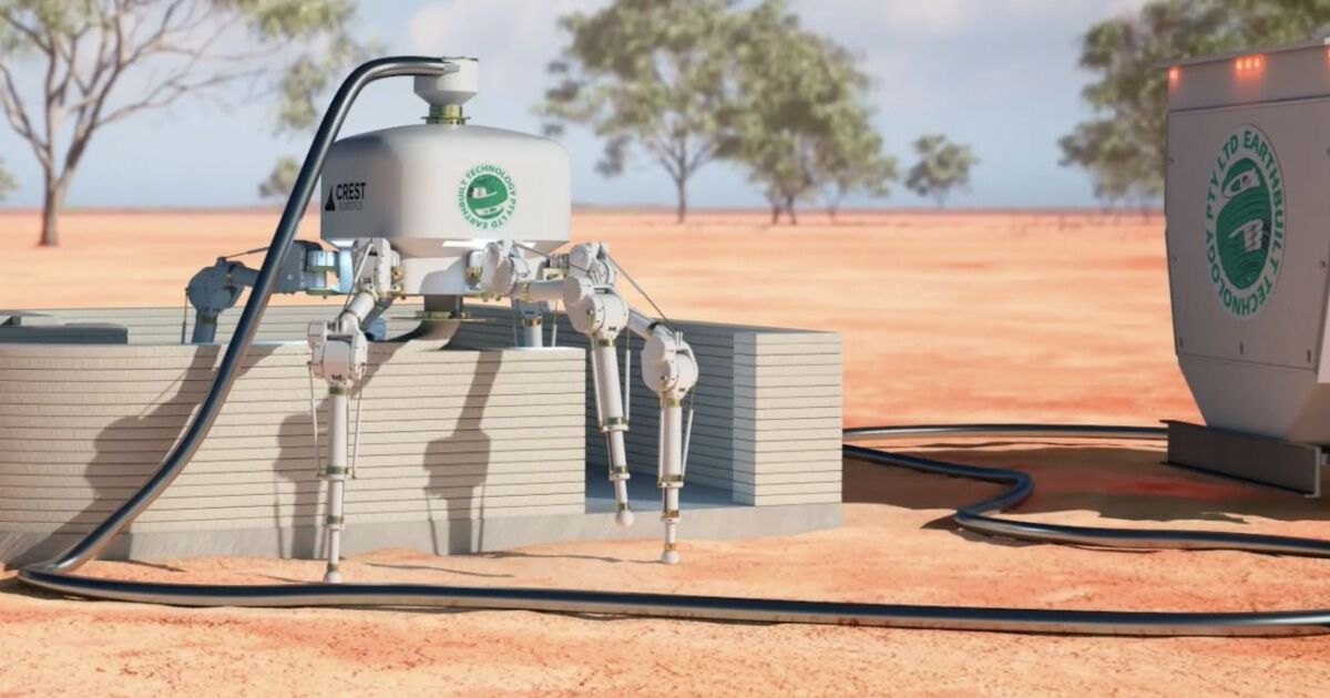 Charlotte robot builds homes fast with 3D printing Charlotte robot builds homes fast with 3D printing
