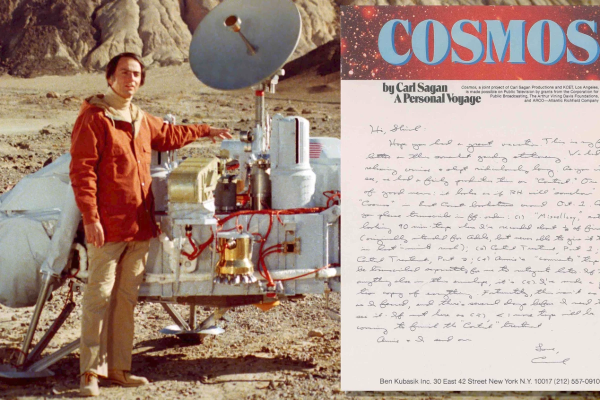 The archives include 20 items signed by Carl Sagan