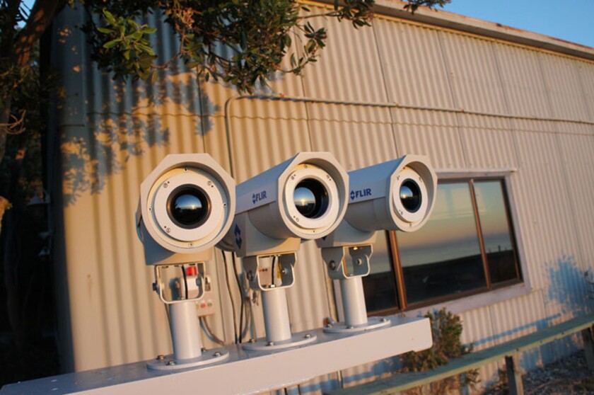 The detectors are standard infrared thermal imaging cameras (Photo: NOAA)