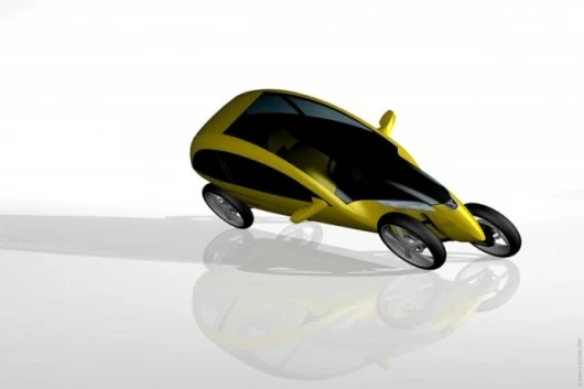 The TVA Gazelle tilting 4-wheeler concept