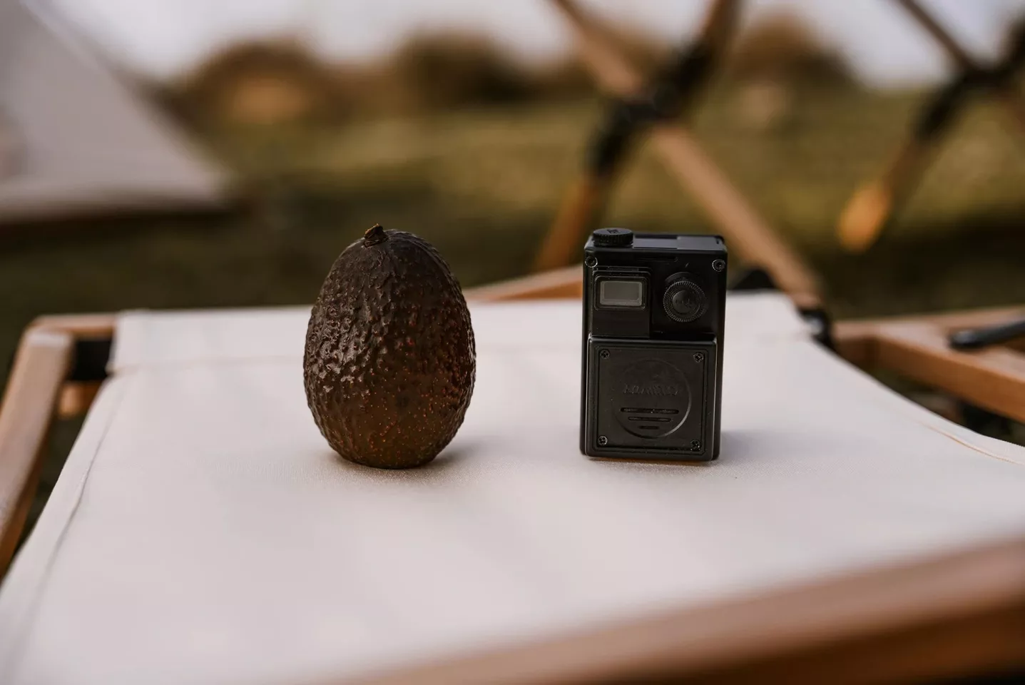 The boxy Filmatic projector is small, light and durable