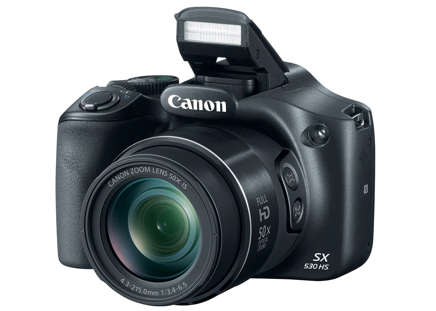Canon PowerShot SX530 HS boasts a huge 24-1200 mm equivalent F3.4-F6.5 lens