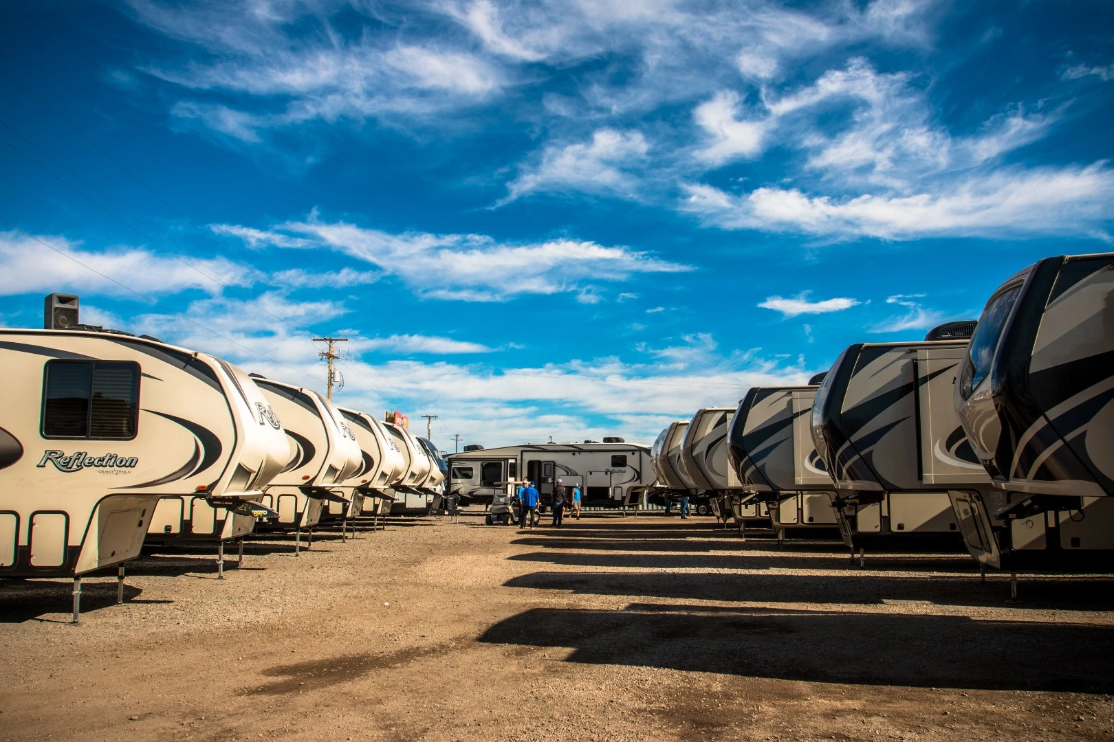 Quartzite brings together a huge selection of new and used RV's and travel trailers
