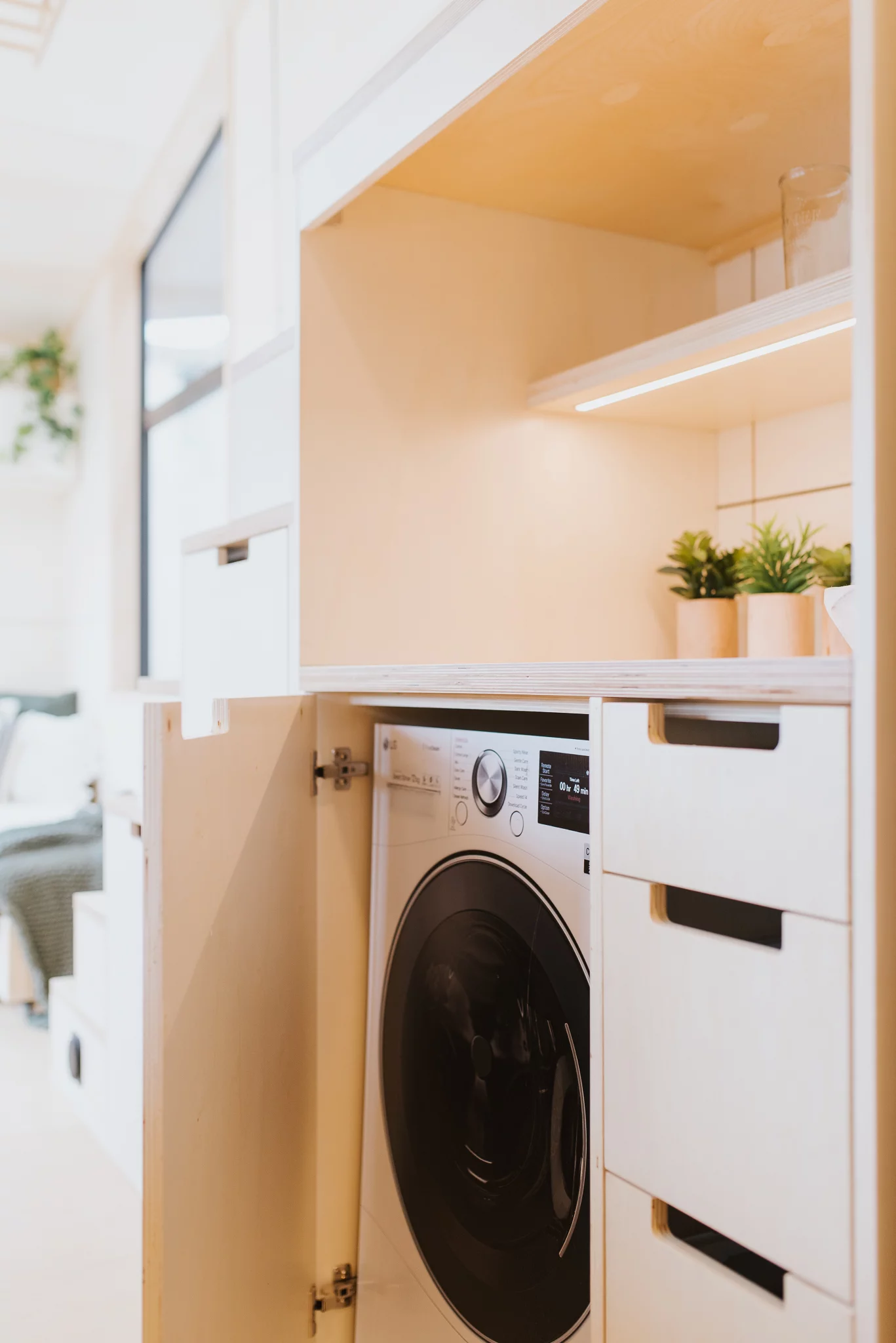 The Hilltop Tiny House's kitchen includes