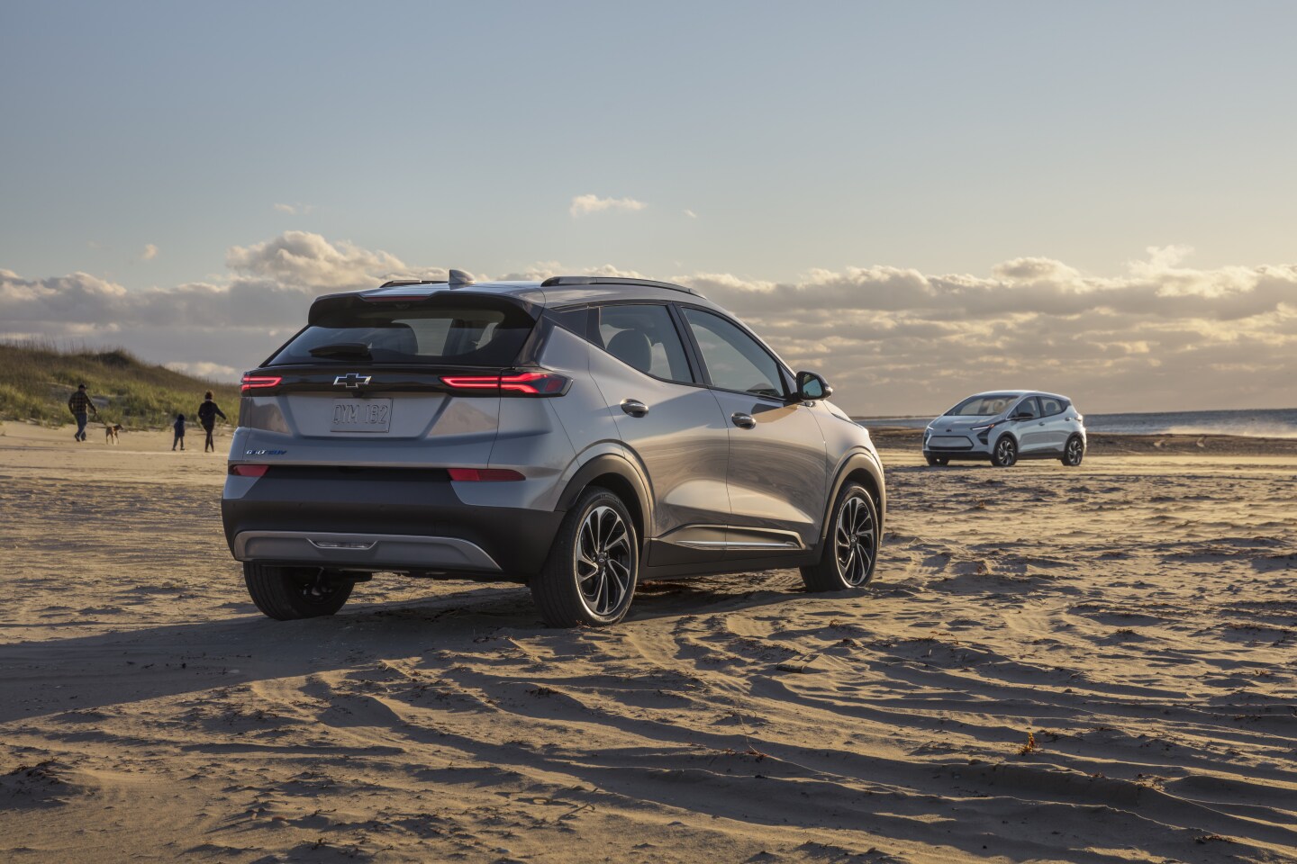 The Bolt EUV is a tiny bit bigger than the EV, and gets some extra options