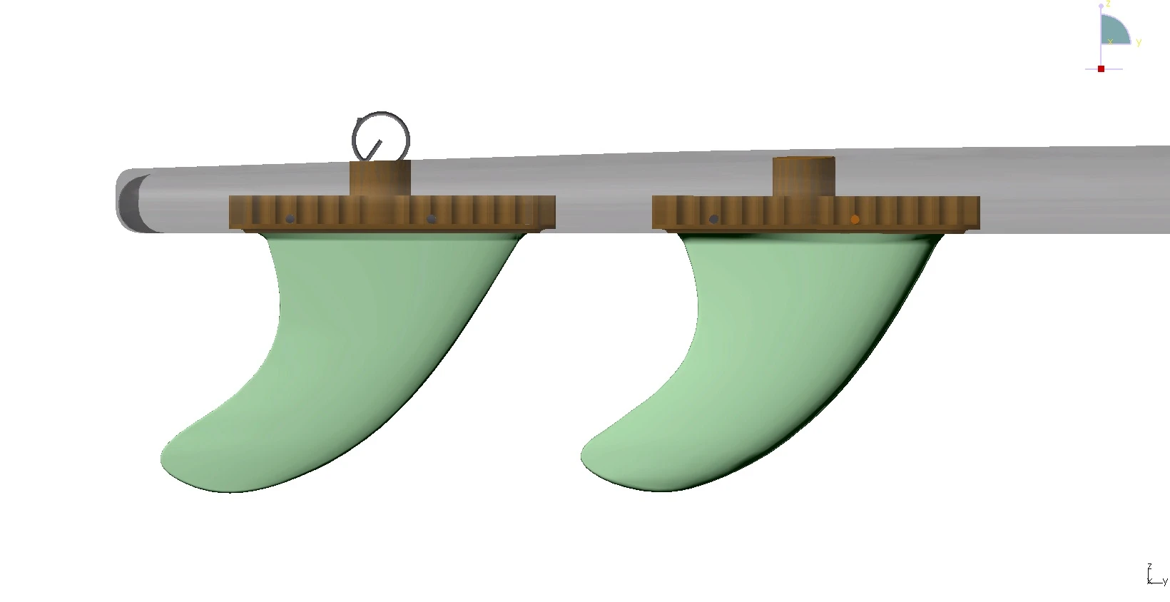 The Krunk Fin System - removable fins that don't rely on you remembering where you left your screwdriver