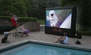 Open Air Cinema S Cinebox Backyard Home Theater Kit