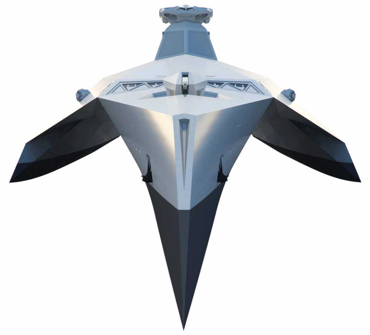 The Dreadnought 2050 has a trimaran hull