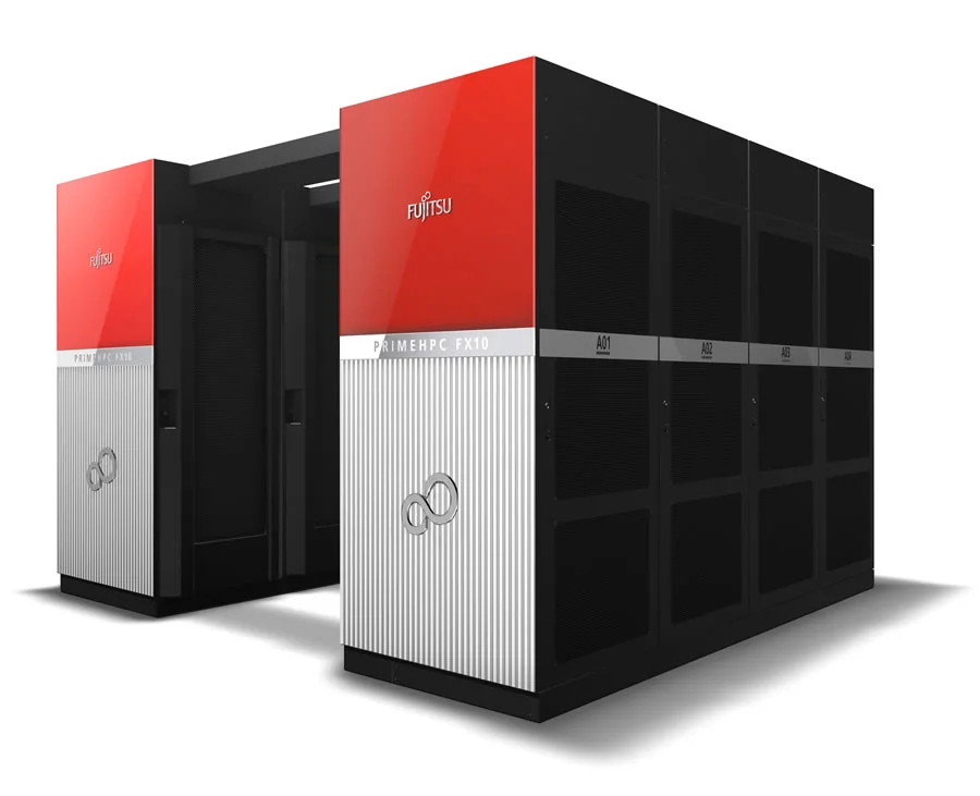 At its largest potential configuration, the FX10 will be made up of 98,304 nodes running on the new SPARC64 IXfx 1.848GHz processor, and contain 6 petabytes (6,291TB) of high bandwidth memory