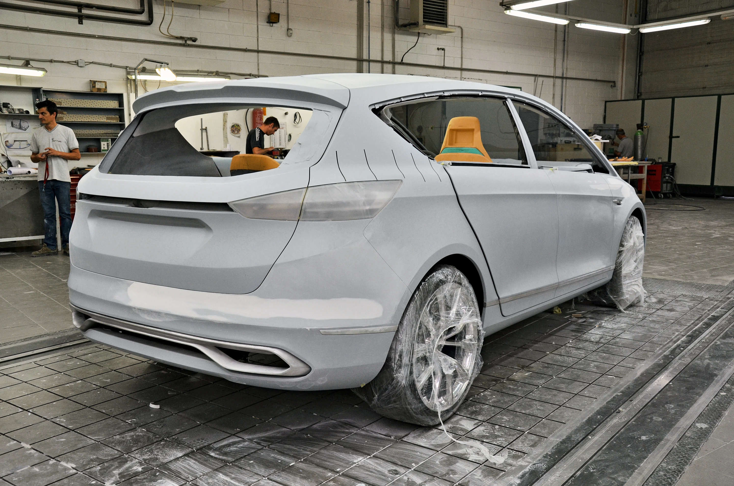 The Ford S-Max Concept before finishing