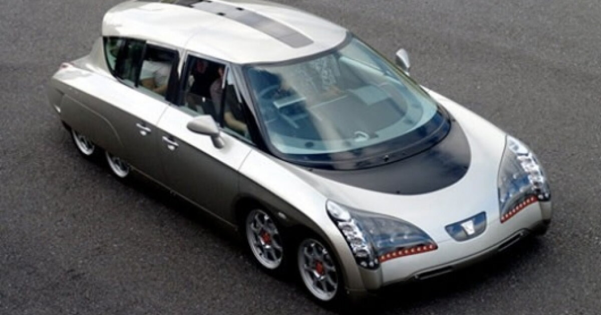 Java Powered Car Eight-wheeled Japanese electric supercar shooting for 250mph land speed ...