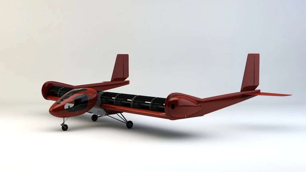 The piloted FanWing aircraft has a planned flying speed of 20 to 70 knots (23 to 80.5 mph)