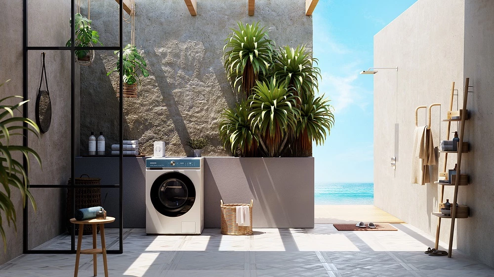 The Less Microfiber Filter "has a mountable design style that allows it to be used with standard washing machine models"