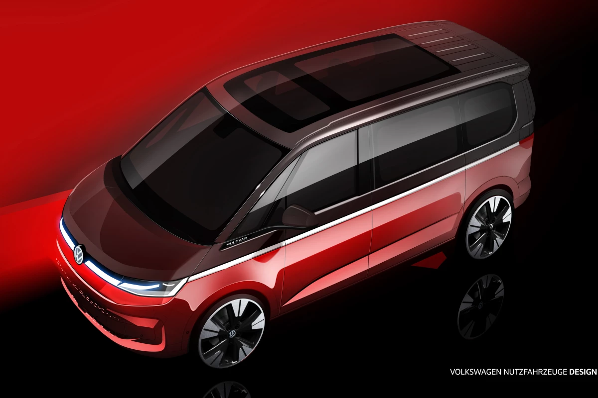 Volkswagen previews the shape and style of the new T7 Multivan