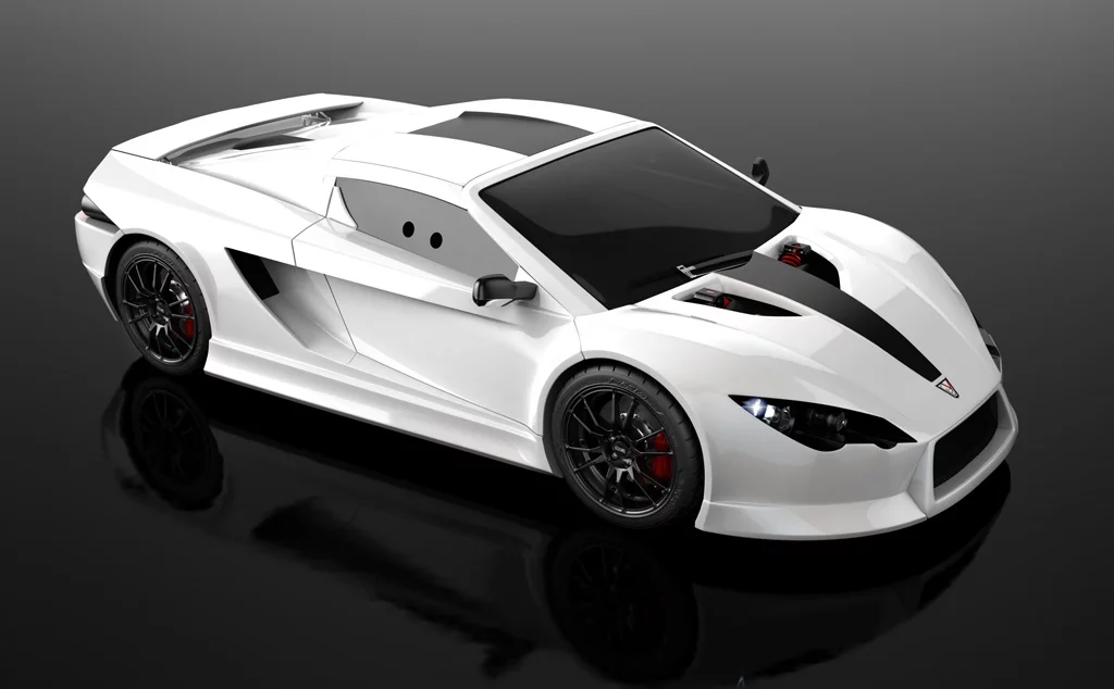 The AEDC has been designed to compete in drift races, where cornering is undertaken with a controlled sideways slide