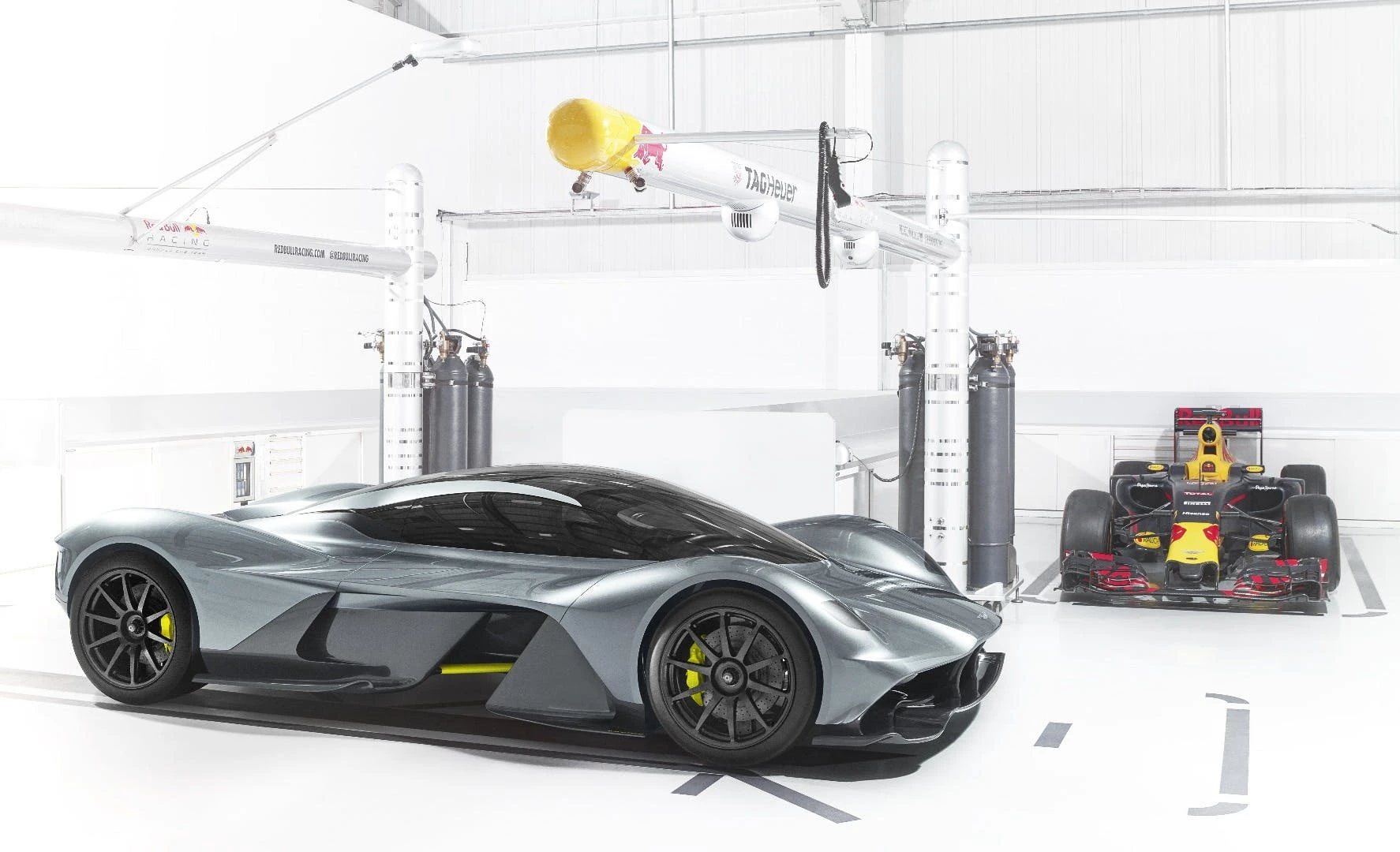 Power will come from a Cosworth V12 and hybrid battery from Rimac