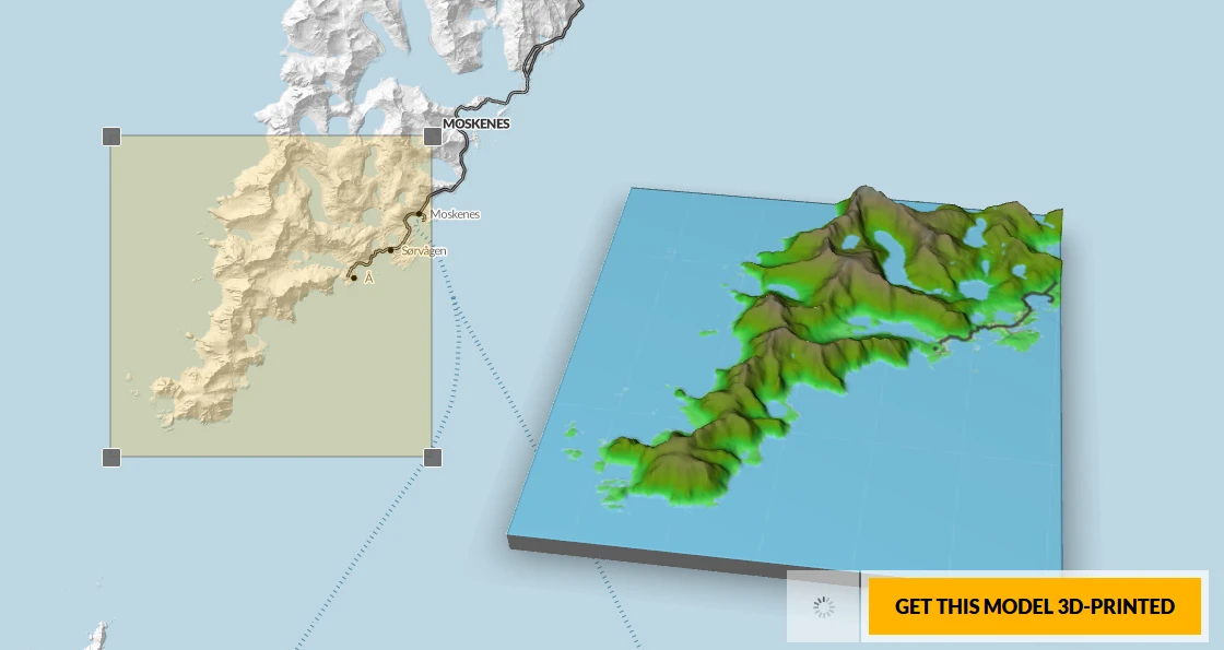 Terrafab generates 3D-printable models from geographical data