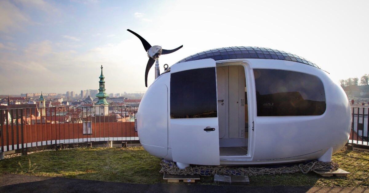 Eggshaped tiny house finally hatches