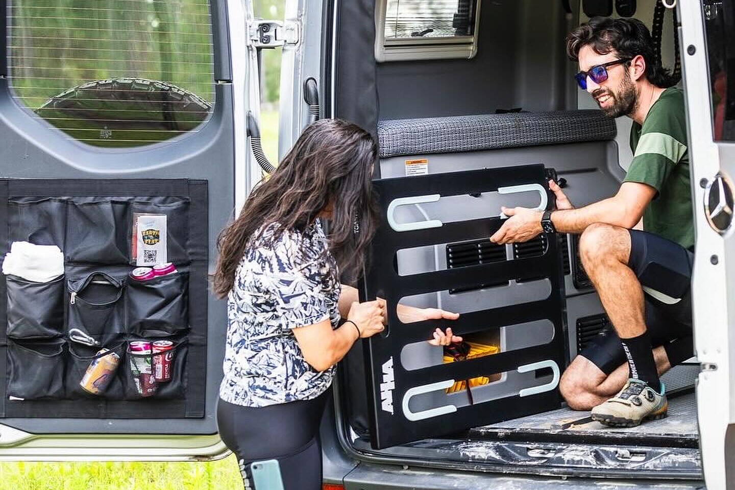 The Toaster, folded flat for transit