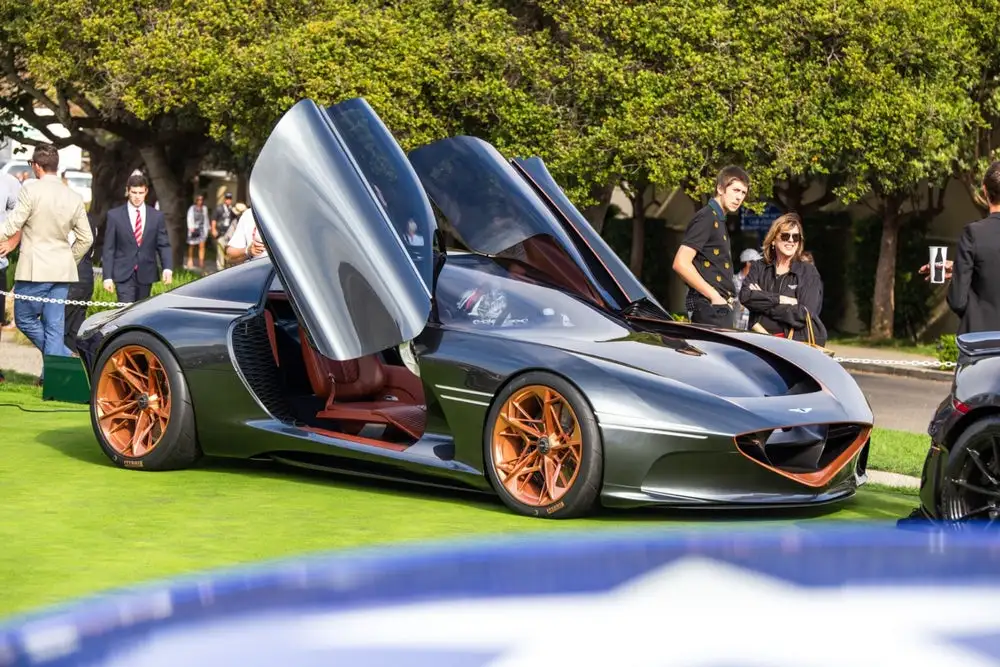 Genesis Essentia on show at Pebble Beach Concours d'Elegance