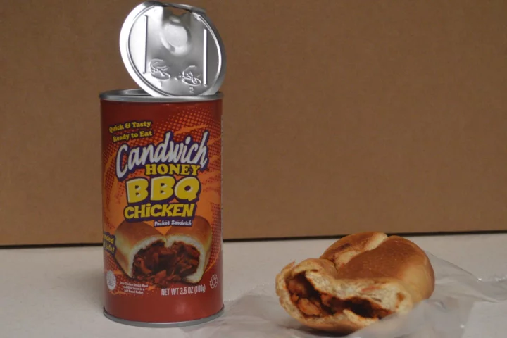 The Candwich poses in all its glory
