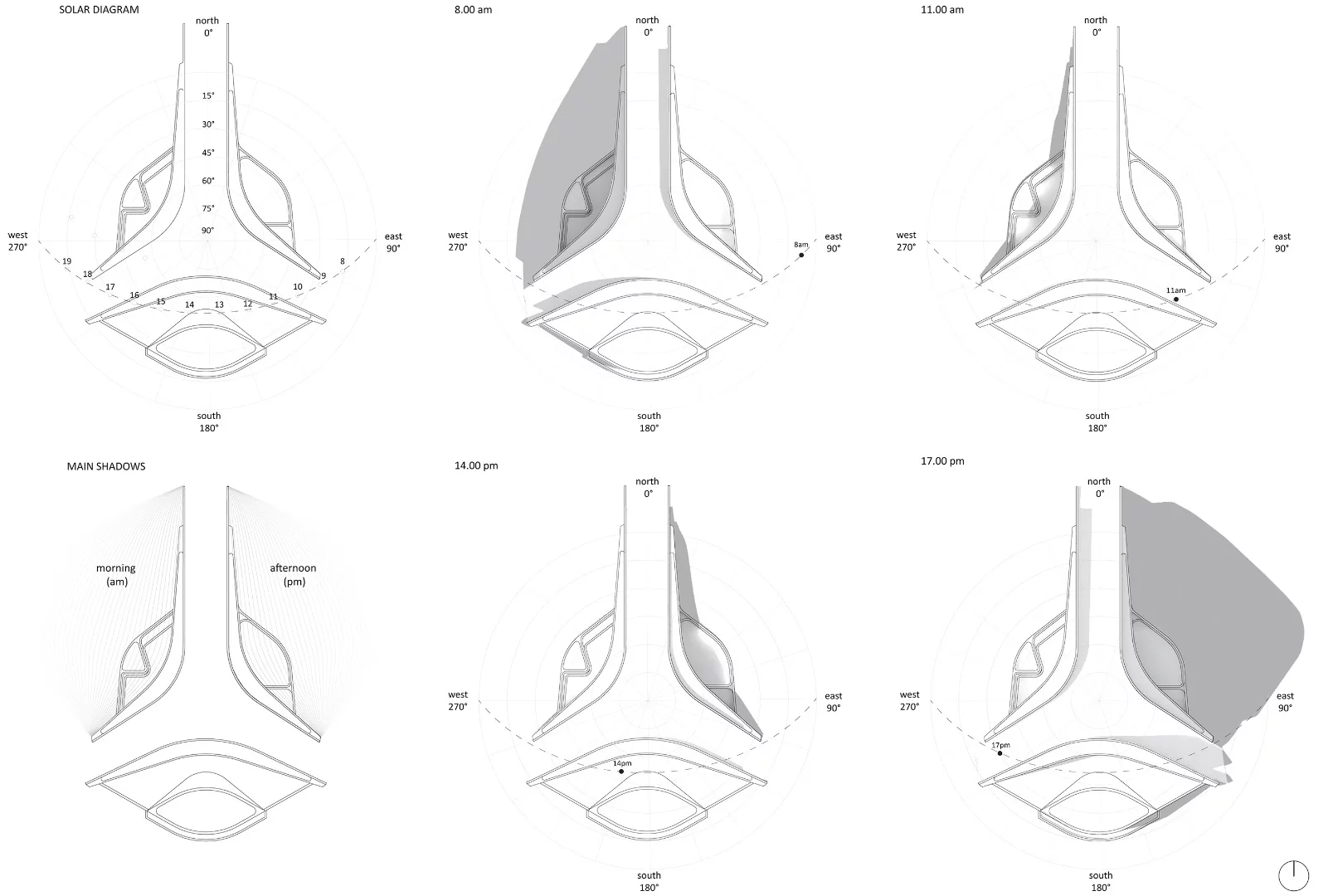 Architectural drawing of Villa Ypsilon