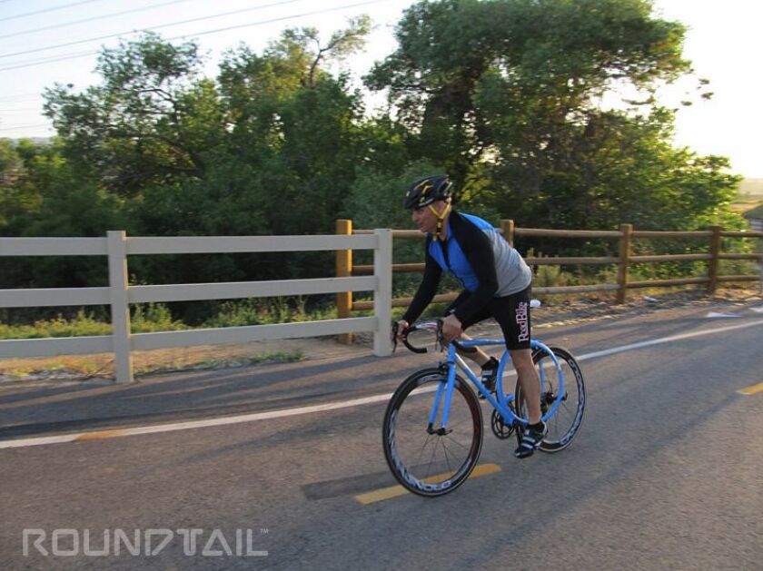 The Tortola RoundTail bicycle replaces the frame's traditional rear triangle with two shock-absorbing joined rings