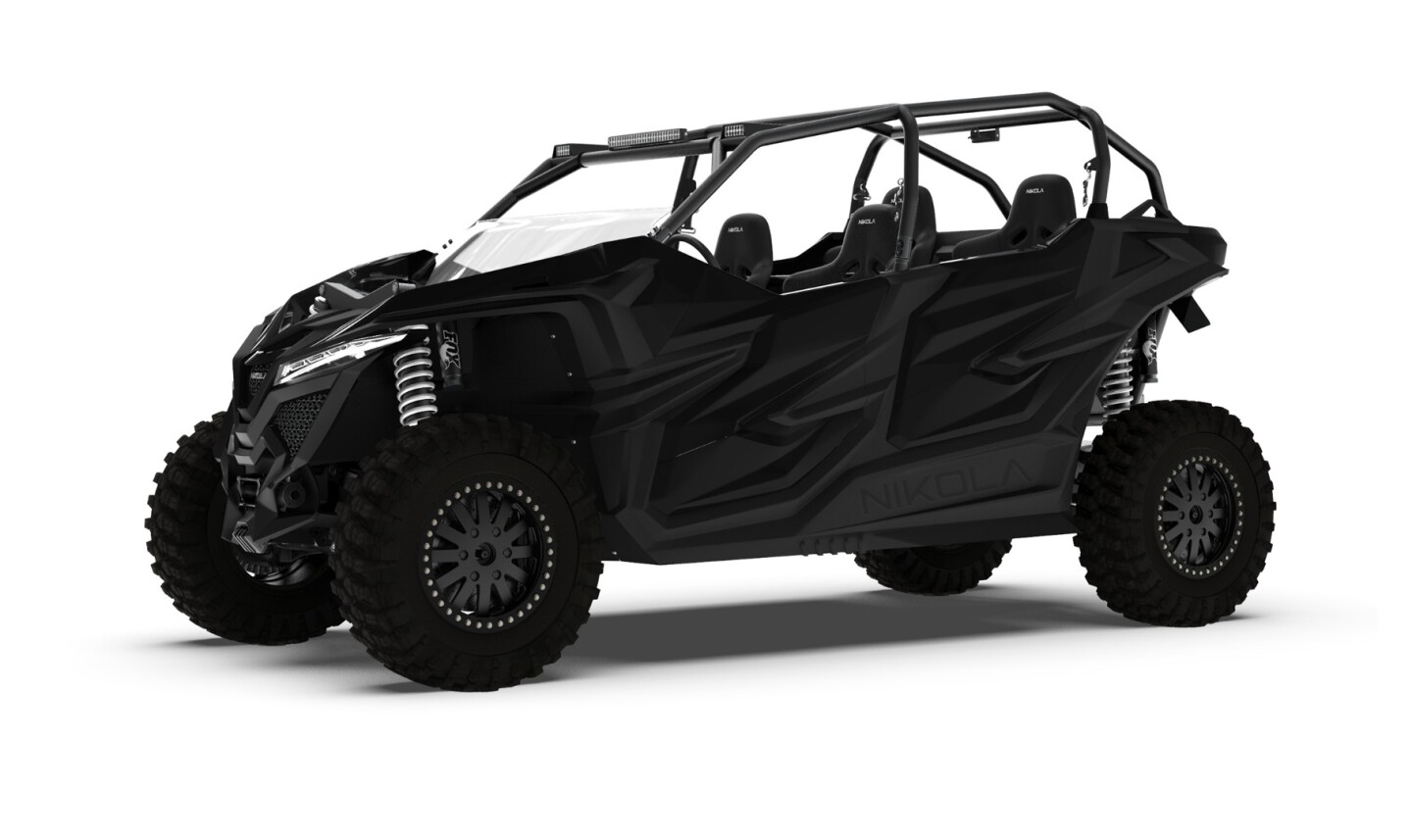 The Nikola NZT will weigh between 2,300 and 4,200 lb, making it very heavy for a side-by-side