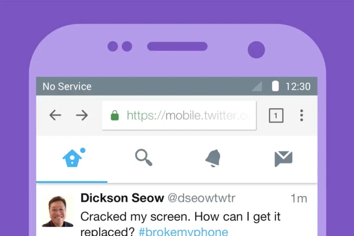 Twitter Lite provides a mobile experience that's easy on data and storage, and it's resilient over shaky connections
