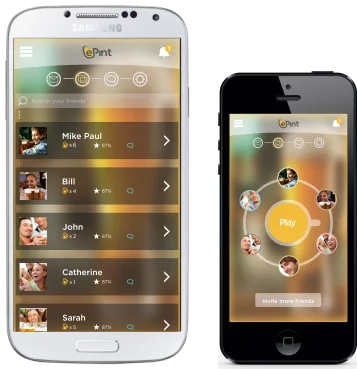 The ePint Smart Beer Mug features a companion app (iOS and Android) for team selection, pairing, and more
