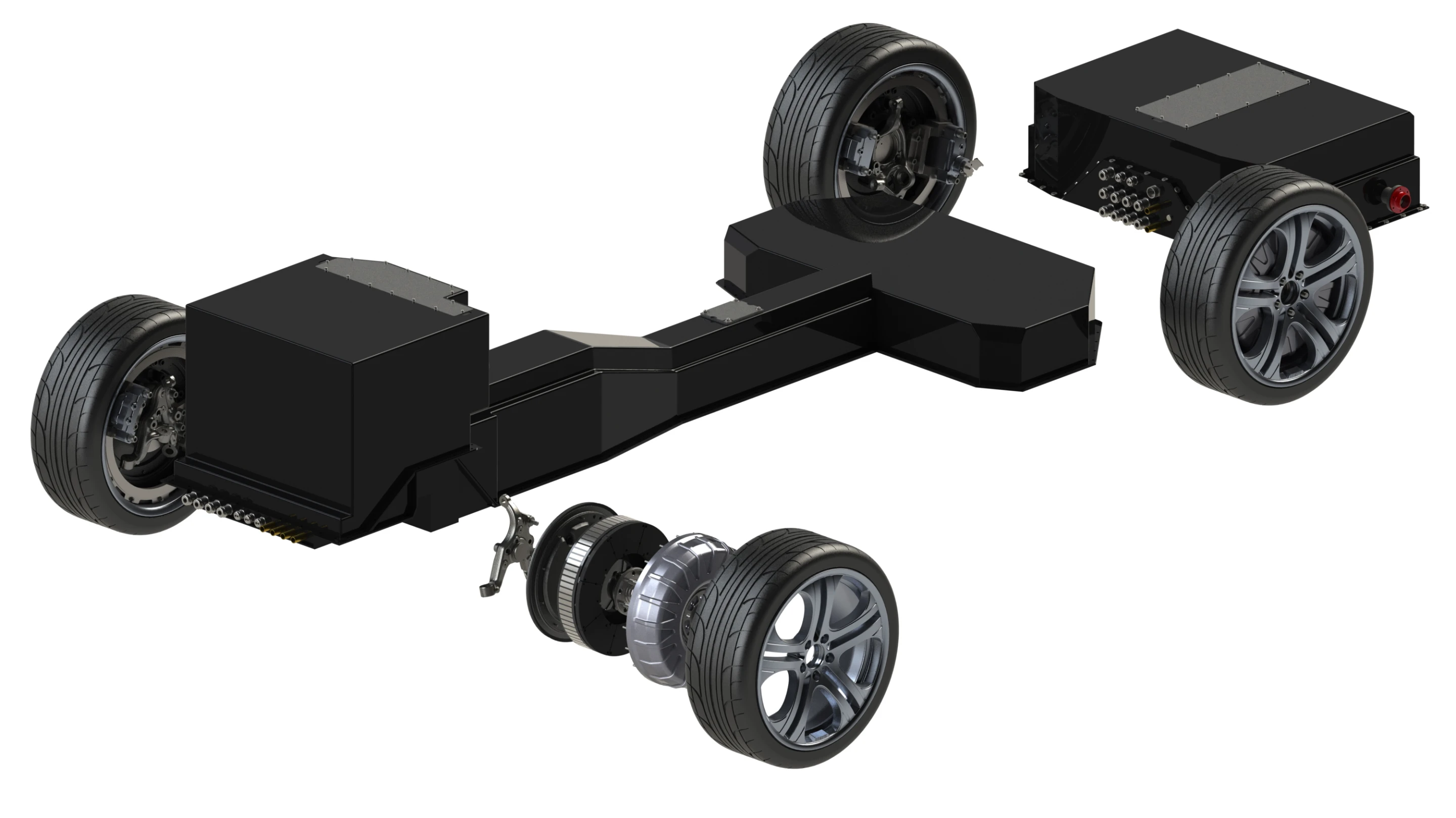 Electric wheel motors have the ability to respond individually and instantaneously with massive amounts of torque