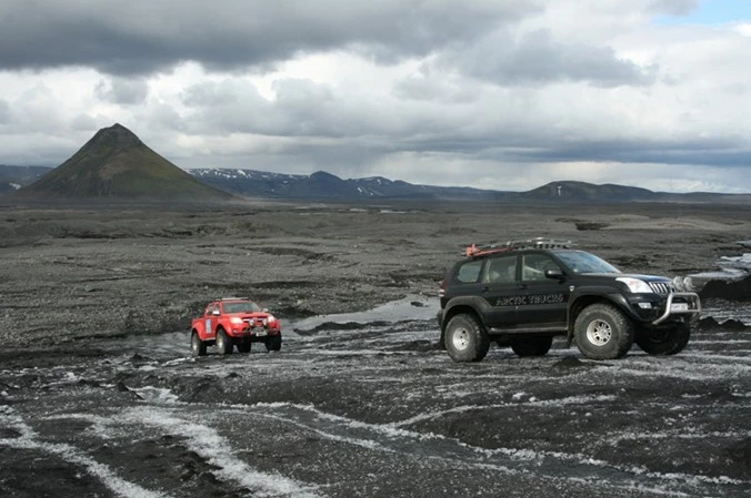 Arctic Trucks in action, Iceland.