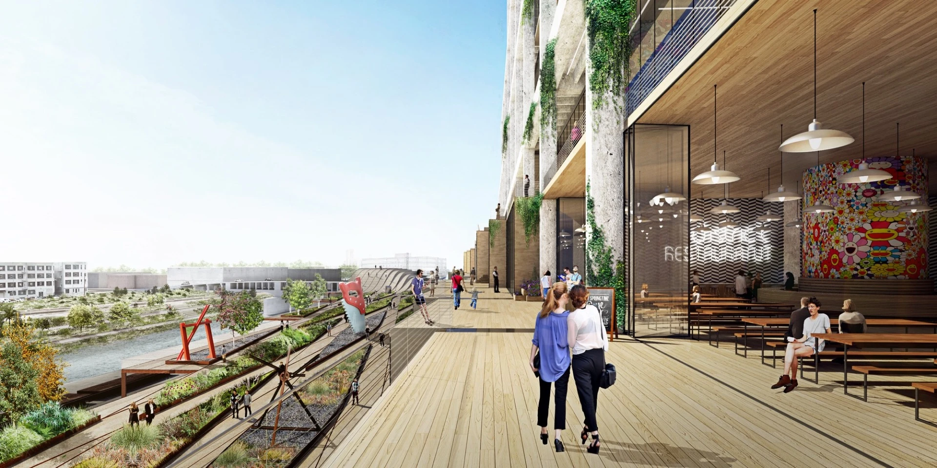 BIG's ongoing United States invasion continues with a new proposal for LA's Arts District