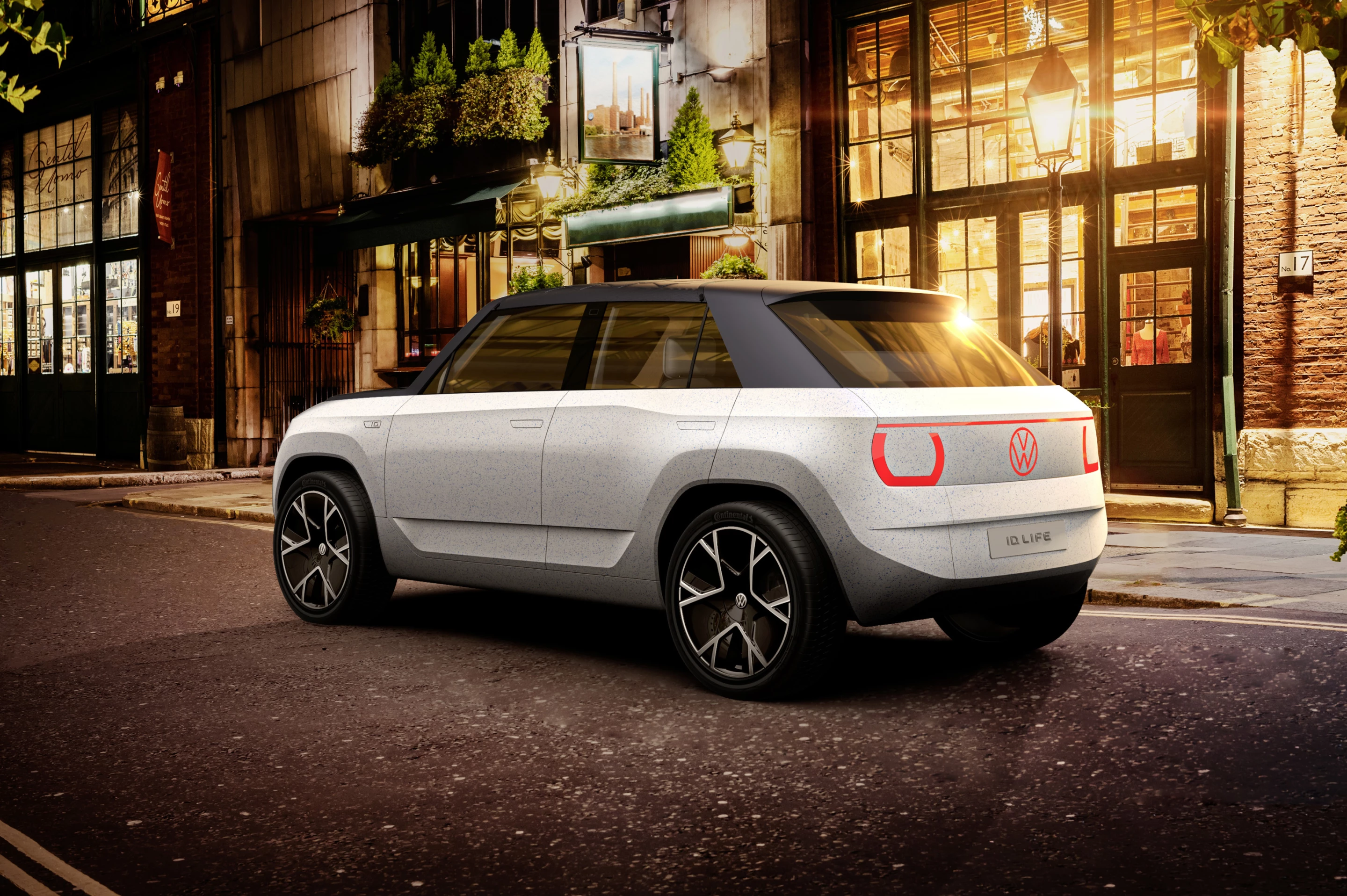 The ID. Life's front and rear lighting is integrated neatly into the bodywork