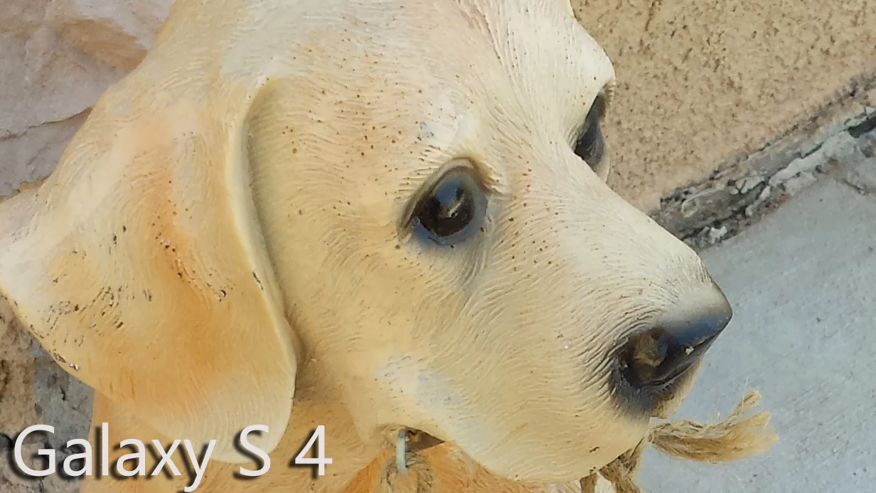 Cropped section of a moderately-lit outdoor shot taken with the GS4