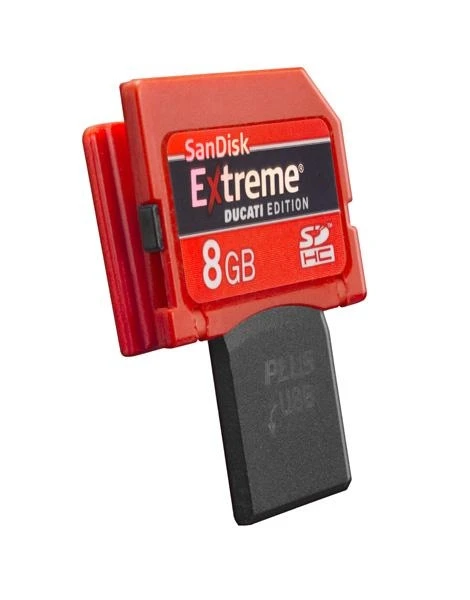 Sandisk's Extreme Ducati Edition SD card