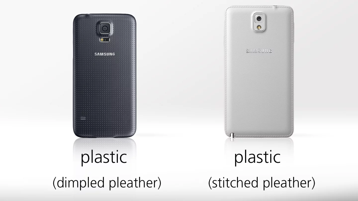 Samsung likes it some pleather
