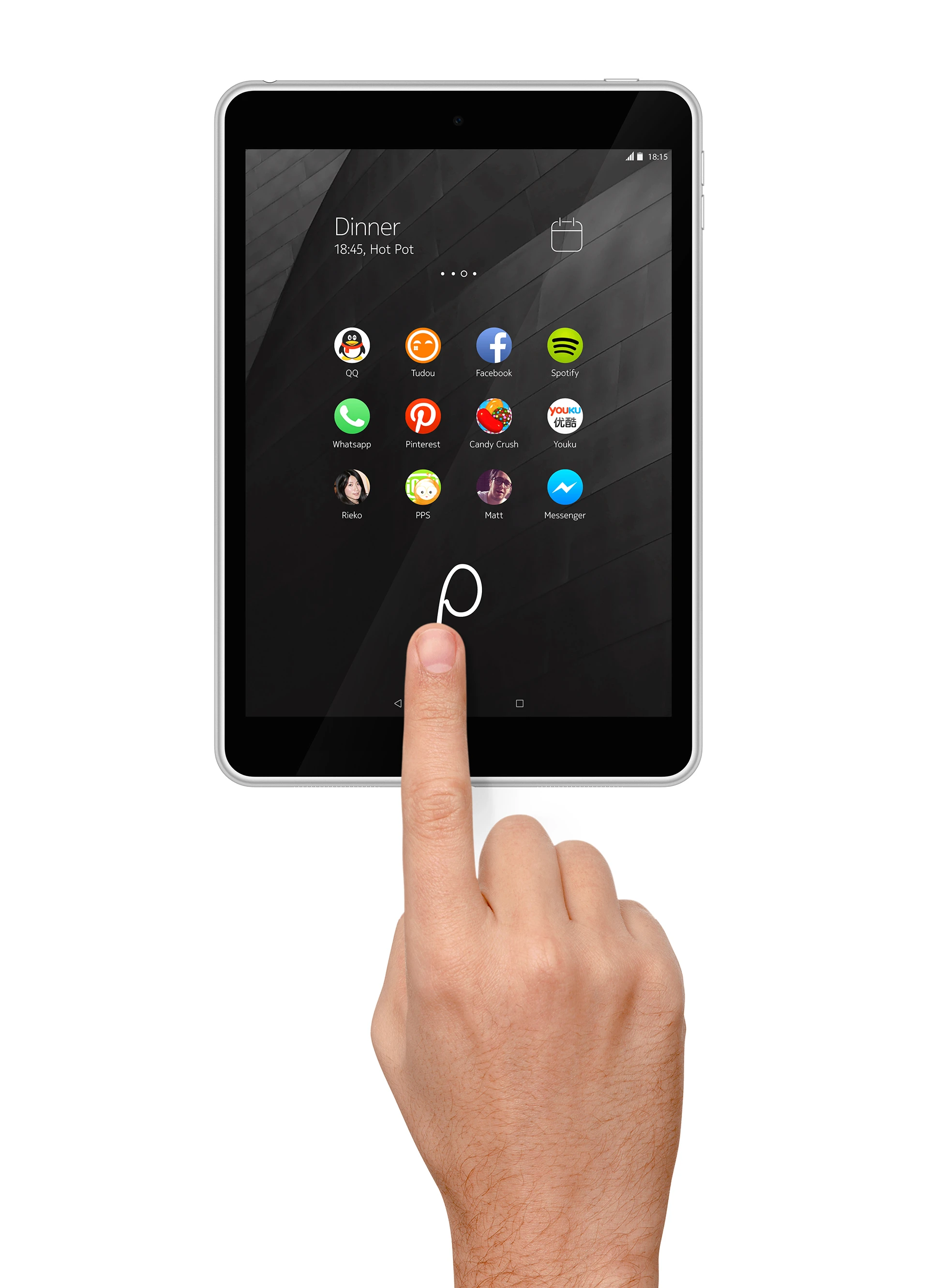 Nokia has made one small tweak to the platform in the form of the Z Launcher