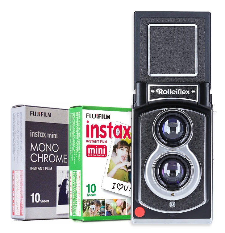 The Rolleiflex Instant Kamera has been optimized for use with Fujifilm Instax Mini modules