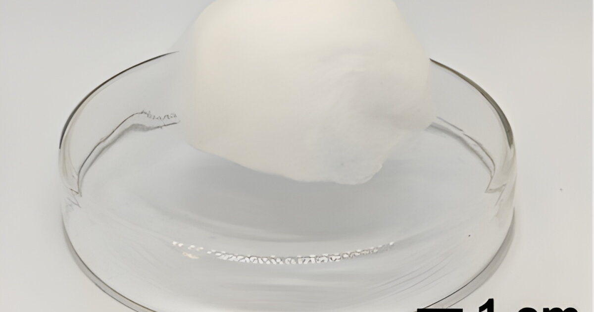 Cotton-like fluffy fabric stores and releases heat while repelling moisture