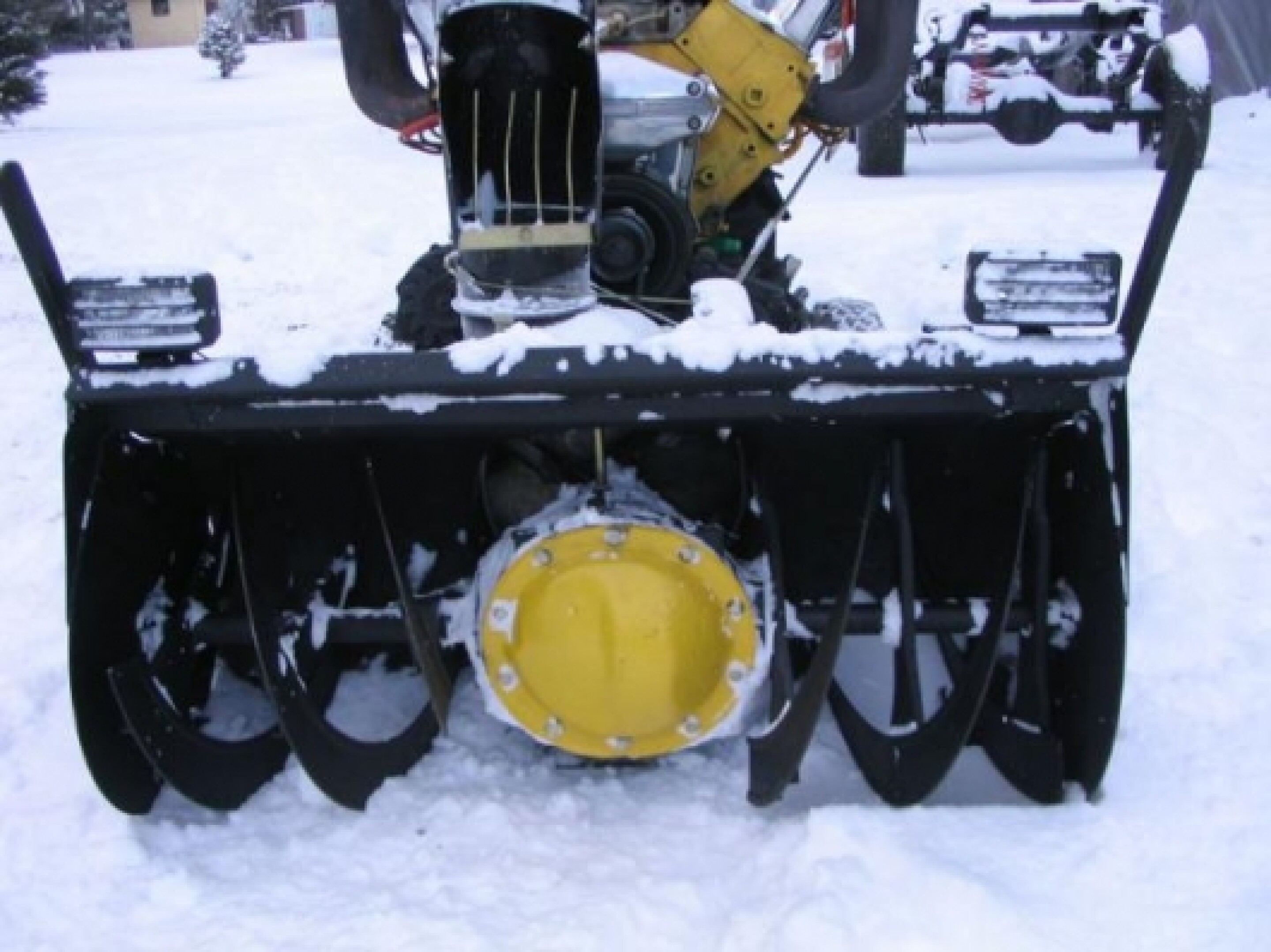 For the man with everything the V8 snowblower