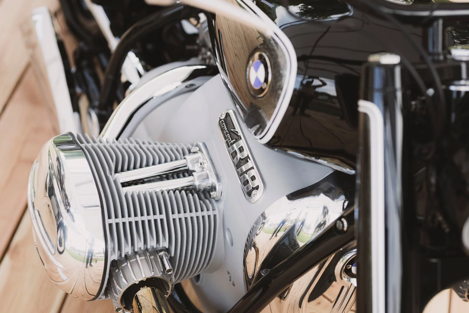 BMW Motorrad's Concept R18 motorcycle was shown for the first time at Concorso d'Elegenza Villa d'Este 2019