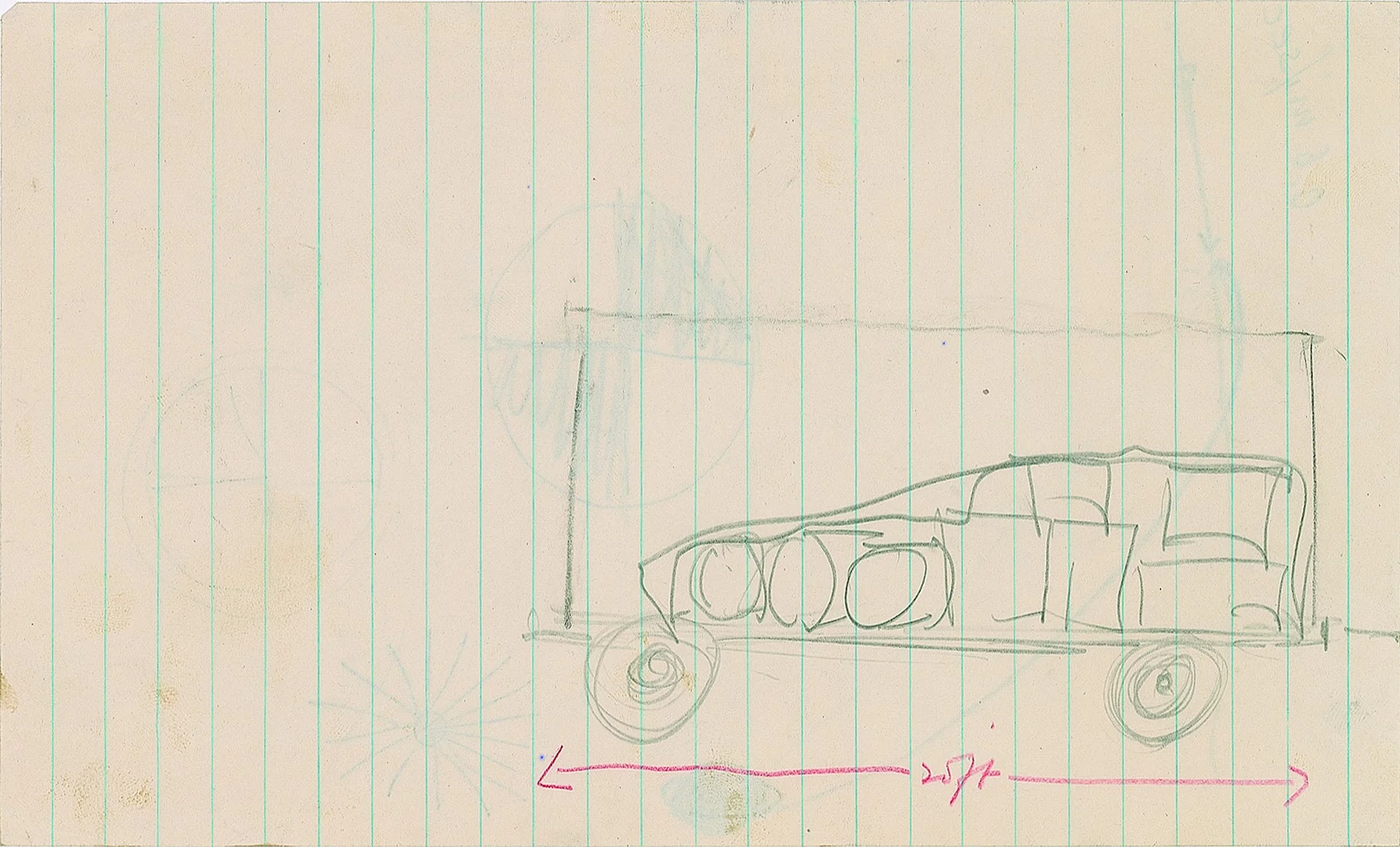 First page of moon tractor sketch