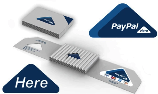 PayPal's Here system comes in a specially-designed protective package