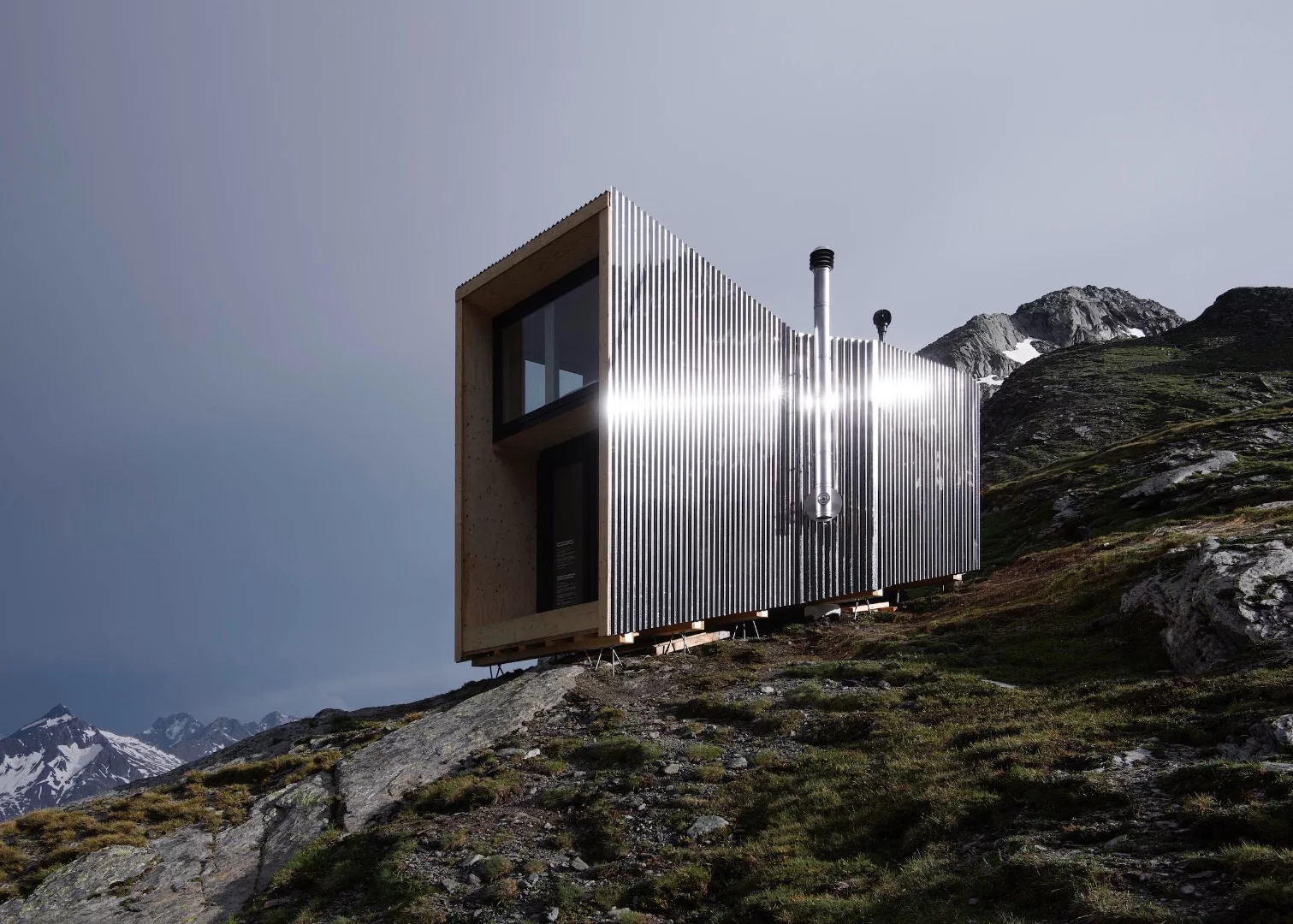 The On Mountain Hut was created by running brand On to promote its latest collection