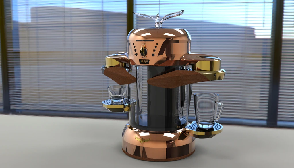 Dubbed "La Fenice", the fully functional prototype makes both traditional Italian espresso and American filter coffee