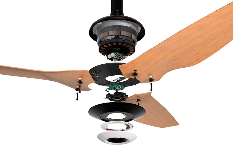 Haiku uses either Moso bamboo or matrix composite airfoils