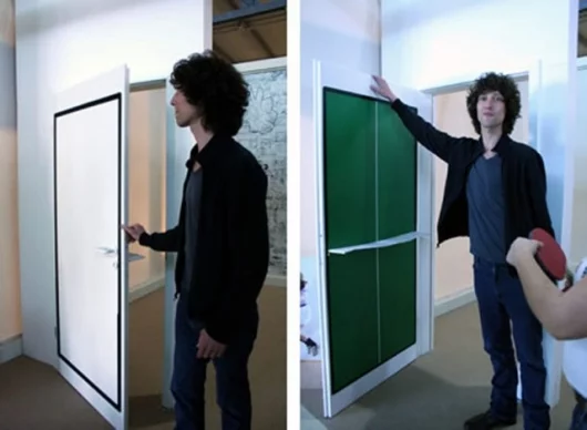 The Ping Pong Door in door mode