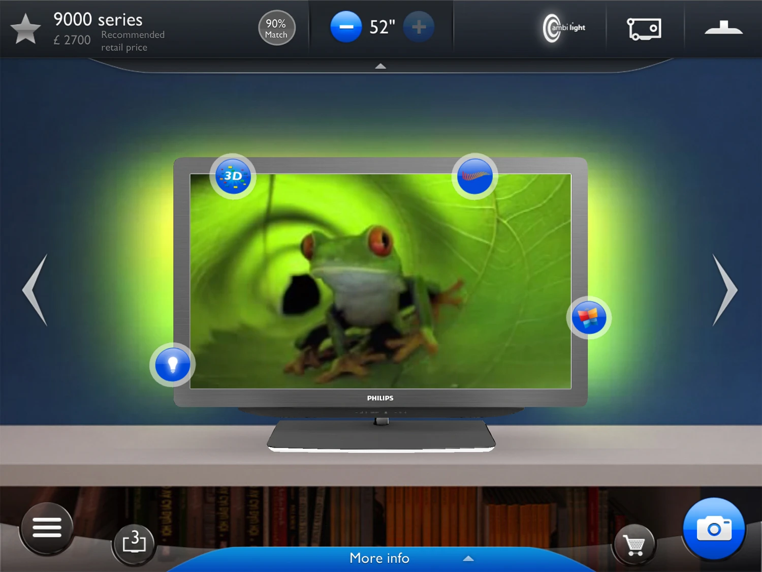 TP Vision, which represents Philips, has a buying guide app